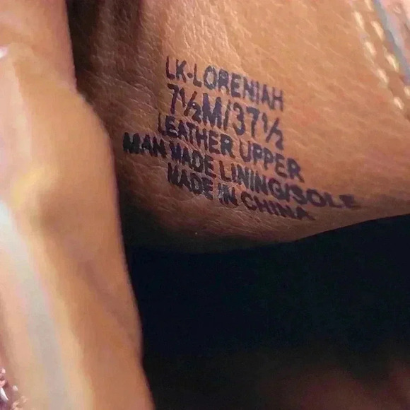 Lucky Brand Loreniah Red Moto Grunge Buckle Ankle Booties - 7.5 - Picture 11 of 11